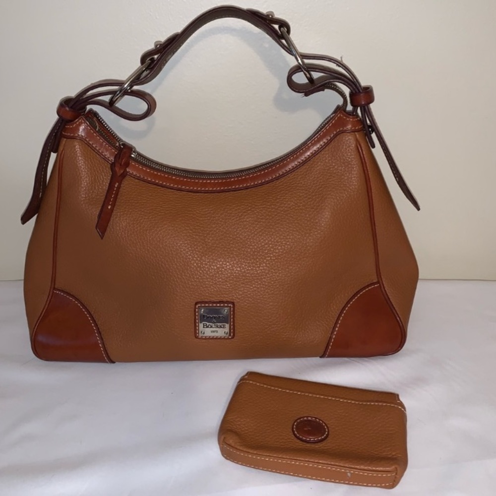 SOLD Dooney and Bourke pebble leather shoulder bag